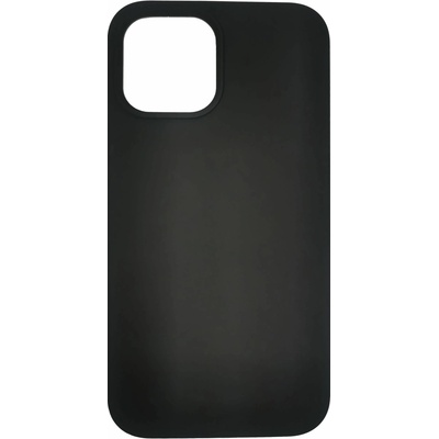 eSTUFF MADRID Silk-touch Silicone Case for iPhone 12 Pro Max - Black