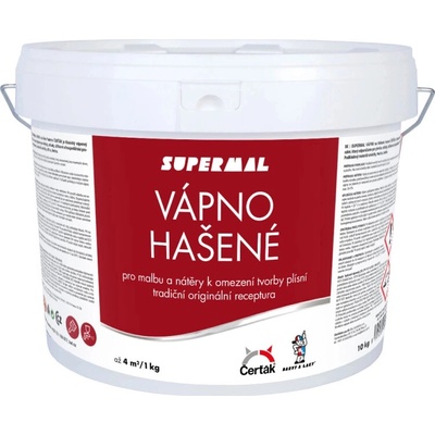 Vápno na bílení, hašená vápenná barva, Čerťák, 10 kg – Zboží Mobilmania
