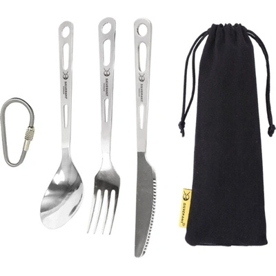 Silverant Titánový príbor s pieskovanou rukoväťou (SATICS3PCPR)