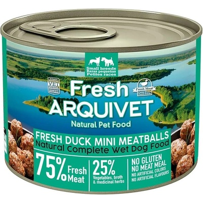 Arquivet Fresh MINI mäsové guľky s kačicou batatmi a pomarančom 200g