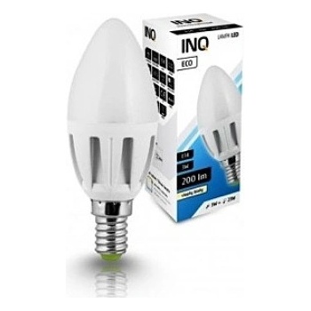 INQ LED žárovka E14svíč.3W B37 Teplá bílá