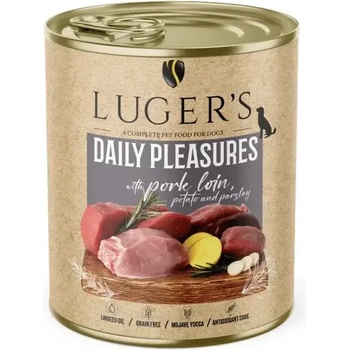 Luger’s Superfood Luger`s Dog храна за кучета със свинско филе, 800gr
