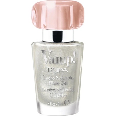 PUPA Milano Lak na nehty VAMP! (Scented Nail Polish Gel Effect) 9 ml 125 White Snow