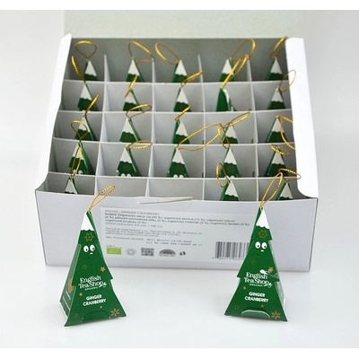 English Tea Shop VÁNOČNÍ FIGURKA stromeček BIO balení 25 x 2 g