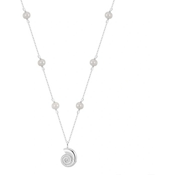 DELIS Сребърно колие 925, jw1540, модел мида, родиево покритие (jw1540)