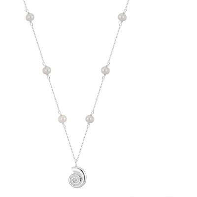 DELIS Сребърно колие 925, jw1540, модел мида, родиево покритие (jw1540)