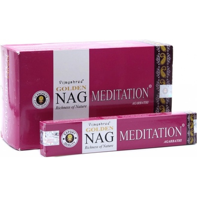 Golden Nag Vonné tyčinky Meditation 15 g