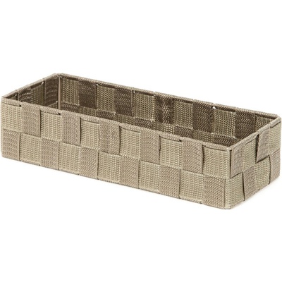 Compactor TEX košík L Úložný organizér do zásuvky 30 x 12 x 7 cm hnedá