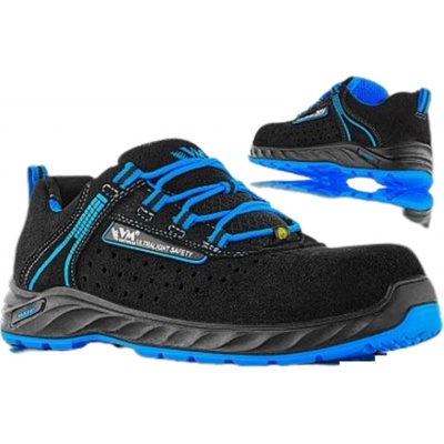 VM Footwear CAROLINA S1P ESD obuv Čierna-Modrá