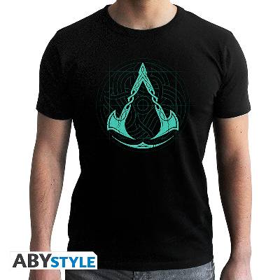 Assassin´s Creed - pánské tričko "Valhalla Crest" - S, ABYTEX632
