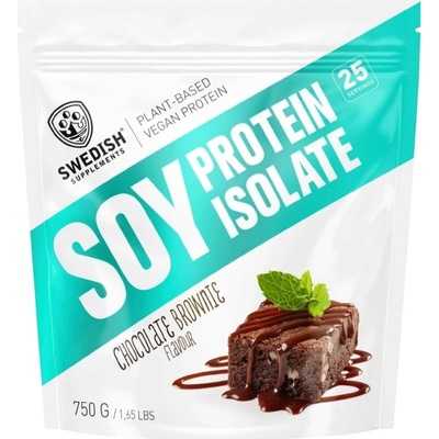 Swedish Supplements Soy Protein Isolate [750 грама] Шоколадово брауни