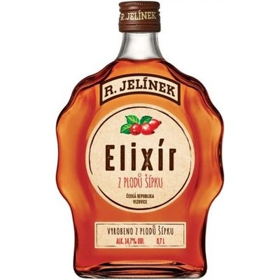 Elixír z plodov šípok 14,7% 0,7 l (čistá fľaša)