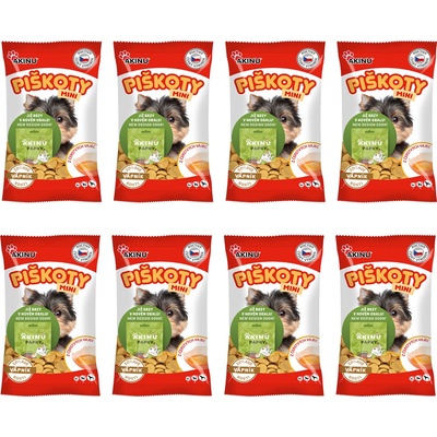 Akinu Mini piškoty s vápníkem pamlsek pro psy 8 x 120 g