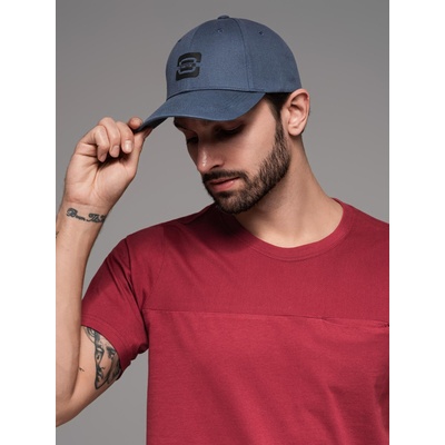 Ombre Clothing Мъжка бейзболна шапка с лого тъмно синьо Ombre Clothing Ombre Clothing | Sin | МЪЖЕ | ЕДИН РАЗМЕР