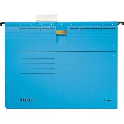 Leitz Папка с устройство за подшиване LEITZ Alpha A/4 картон синя 25 броя 19840135 (19840135)