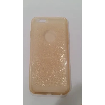 Apple Силиконов калъф за iPhone 6/6S 0.3мм златен с линии