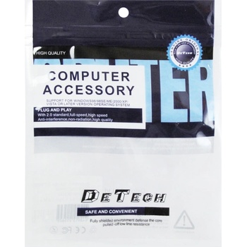 DeTech Преходник No brand, DVI F - HDMI, Черен - 17101