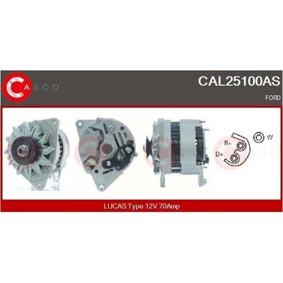 Alternátor CASCO CAL25100AS