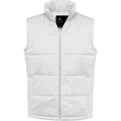 B&C vesta Bodywarmer zateplená pánská white