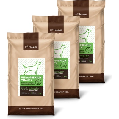 Panakei Ultra Premium Vitality Hovädzie Kačka Králik 27 kg