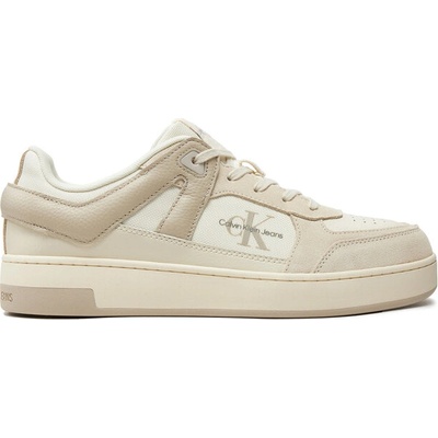 Calvin Klein Jeans Сникърси Calvin Klein Jeans Basket Cup Low Laceup Lth Ml Mtr YM0YM00994 Бежов (Basket Cup Low Laceup Lth Ml Mtr YM0YM00994)