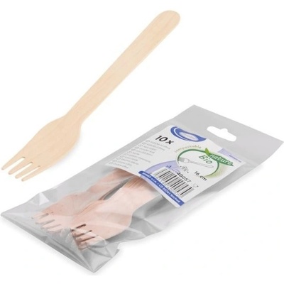 Wimex Bio Nature vidlička drevená 16 cm, , vidlička