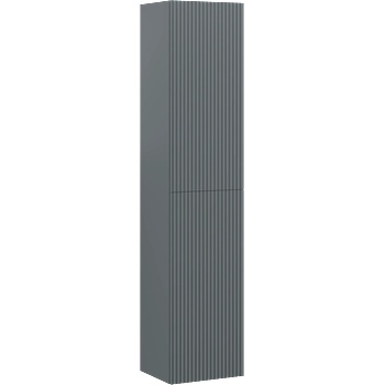 Mexen Rivel, баня колона 35 см, 2 врати, рифлена, графит мат - 91A21-03016-2-BF66 (91A21-03016-2-BF66)