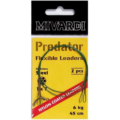Mivardi Wire leaders (swivel + loop)