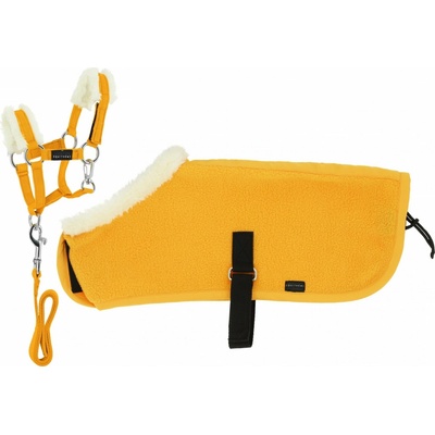 Equithème Sada ohlávky a deky Pony Academy mini yellow