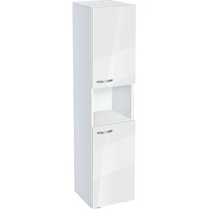 Bogdan Furniture G Етажерка BM-Ava 5.1 с две врати, бял гланц с бяло