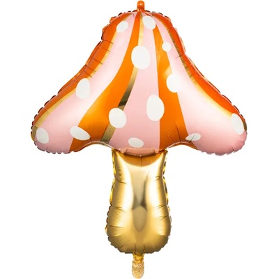 PartyDeco Балон от фолио - Мухоморка 66x75cm