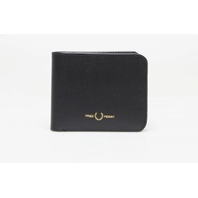 Fred Perry Burnished Leathr B'Fold Wallet Černá