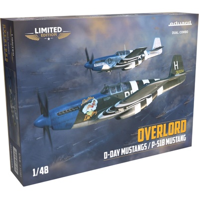 Eduard North American P-51B Mustang Overlord: D-Day Dual Combo 1:48