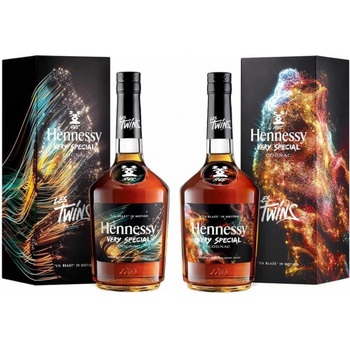Hennessy VS Art 12 Les Twins 40% 0,7 l (kartón)