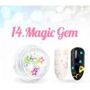 Ozdobné hviezdičky Magic Gem 14