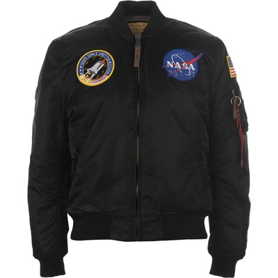 Alpha Industries Яке Alpha Industries Men's MA VF NASA Long Sleeve Bomber Jacket - Black 03