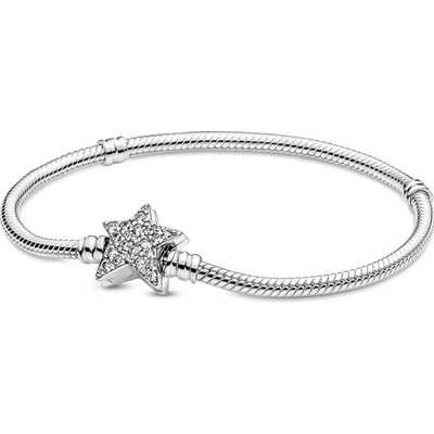 PANDORA náramek Moments se zapínáním ve tvaru asymetrické hvězdy 21 599639C01-21