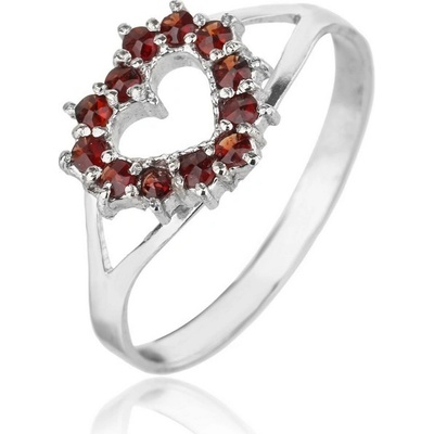 Český Granát Jan Kos jewellery stříbrný prsten 32106981