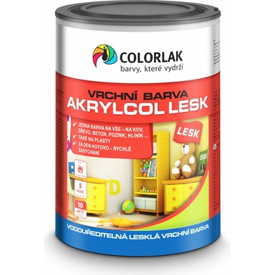 Colorlak Akrylcol lesk V 2046 0,6 l bílá – Zboží Mobilmania