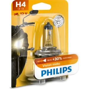 Philips Крушка, фар PHILIPS H4, 12V, 60/55W, 3200K, 1815lm, 1 бр