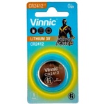 Vinnic Бутонна батерия литиева 3v cr2412 vinnic (vin-bl-cr2412) - topmall