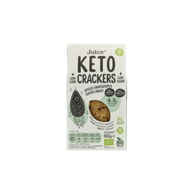 Joice Keto krekry se lněným semínkem 60 g