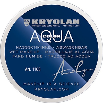 Imago Biela farba na tvár Kryolan Aquacolor 55 ml