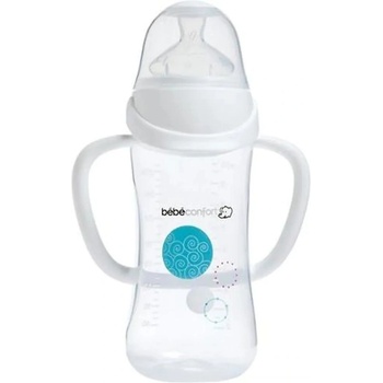 Bebeconfort Бебешка бутилка с дръжки Bebe Confort - Maternity Easy Clip, 270 ml, бяла (30000943)