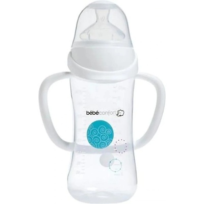 Bebeconfort Бебешка бутилка с дръжки Bebe Confort - Maternity Easy Clip, 270 ml, бяла (30000943)