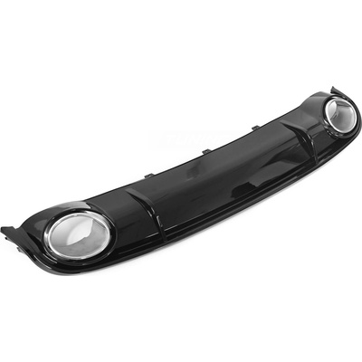 Difúzor Audi A4 B8 08-11 Single Outlet Glossy Black Sport Style