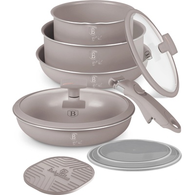Berlinger Haus BH-8255N Комплект прибори за хранене от 10 части Taupe Collection - Taupe (BH-8255N)