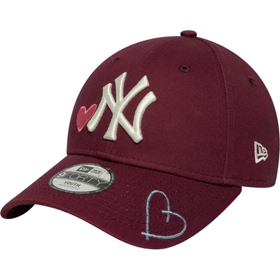 New Era New york yankees yth mlb heart icon 9forty youth