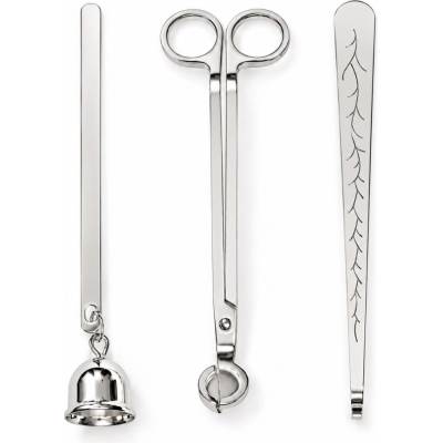 SmileTools Sada pro péči o svíčky elegant - stříbrná