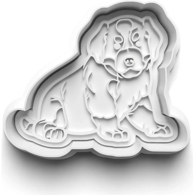 Vykrajovačka - bernese mountain dog 9x8 cm